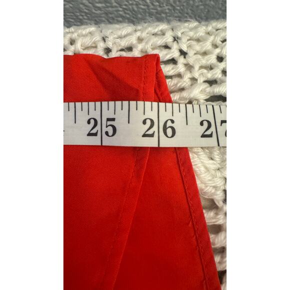 Zara Red V-Neck Blouse Women’s Medium - Picture 2 of 6